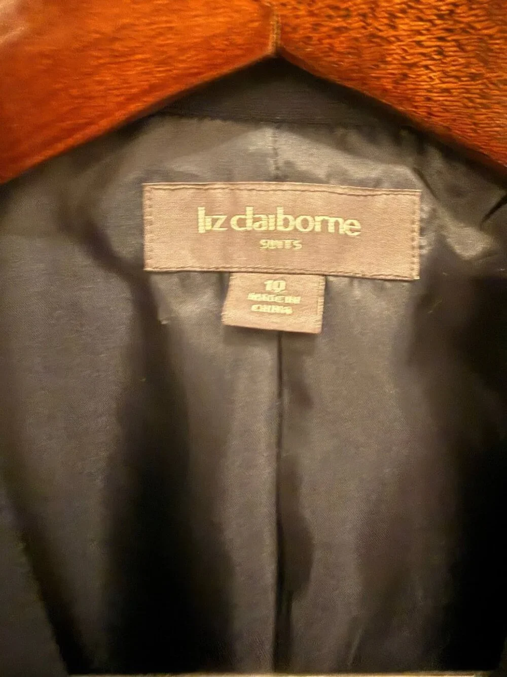 Liz Claiborne Suits (Jacket and skirt set), Polyester blazer tailored single-bre